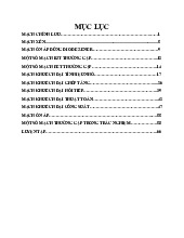 Tổng Hợp Mạch Điện Tử & Ứng Dụng | Môn Điện tử căn bản - Đại học Sư phạm Kỹ thuật Thành phố Hồ Chí Minh