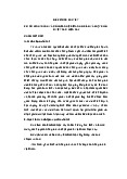 Đề cương chi tiết cơ sở hình thành và mối quan hệ giữa nho giáo và phật giáo ở Việt Nam hiện nay