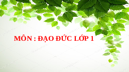 Giáo án điện tử Đạo đức 1 Bài 9 Cánh diều: Em với anh chị em trong gia đình
