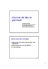 Chuong 3 cau truc du lieu va giai thuat