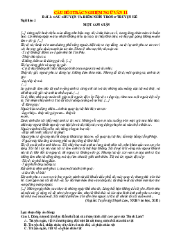 TOP 450 câu trắc nghiệm Ngữ văn 11 Kết nối tri thức theo bài học cả năm