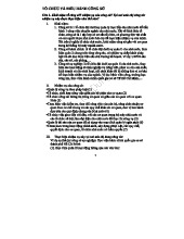 KỸ THUẬT CÔNG SỞ - TỔ CHỨC VÀ ĐIỀU HÀNH CÔNG SỞ KINH TẾ DN