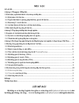 Tiểu luận Quản trị chuỗi cung ứng đề tài "Ứng dụng Bigdata vào chuỗi cung ứng"