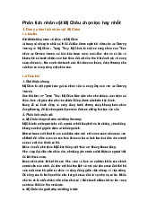 Phân tích nhân vật Mị Châu chọn lọc hay nhất