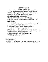 NỘI DUNG ÔN TẬP CƠ SỞ VĂN HÓA VIỆT NAM 2025