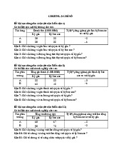 Bài tập chương 9: Phân Tích Chỉ Số Giá Và Sản Lượng | Nguyên lý thống kê