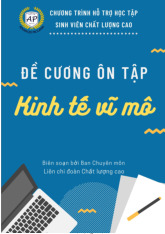 Đề cương ôn tập Kinh tế vĩ mô | Học viện Hành chính Quốc gia