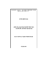Luận văn thạc sĩ - Quản trị nhận lực | Trường Đại học Lao động - Xã hội