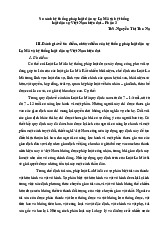 So sánh hệ thống pháp luật dân sự La Mã và hệ thống luật dân sự Việt Nam hiện đại Phần 3 môn Luật dân sự Việt Nam | Trường Đại học Luật Hà Nội