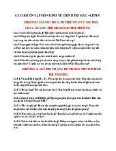 TOP các câu hỏi tự luận ôn tập chương 2, 3, 5, 6 học phần Kinh tế chính trị Mác - Lênin | Trường Đại học Quốc tế, Đại học Quốc gia Thành phố Hồ Chí Minh