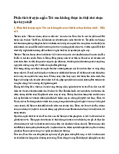 Phân tích truyện ngắn Trẻ con không được ăn thịt chó chọn lọc hay nhất