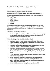Nhận thức về chiến lược kinh doanh và quản trị kinh doanh môn Quản trị kinh doanh | Trường Đại học Kinh doanh và Công nghệ Hà Nội