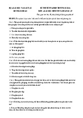 Đề thi thử tốt nghiệp THPT 2025 môn Giáo dục Kinh tế và Pháp luật bám sát đề minh họa - Đề 1