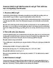 Amoniac (NH3) là gì? Mùi Amoniac là mùi gì? Tính chất hóa học và ứng dụng của Amoniac | Hoá học 9