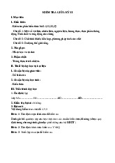 Đề thi giữa học kỳ 2 môn Khoa học tự nhiên lớp 6 năm học 2024 - 2025 - Đề số 3 | Bộ sách Chân trời sáng tạo