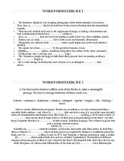 Word formation collection