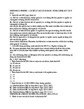 Nhận định đúng sai về Luật Đất đai 2013 môn Luật kinh tế | Trường đại học Mở Hà Nội