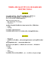 Template Các dạng Bài Writing Task 2
