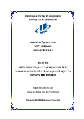 BÁO CÁO THỰC TẬP 1: PHÂN TÍCH CONTENT MARKETING TẠI THD TOURIST