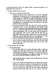 Lý luận địa tô môn Kinh tế chính trị | Đại Học Hà Nội
