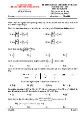 Đề học sinh giỏi Toán 11 năm 2024 – 2025 trường THPT Thuận Thành 1 – Bắc Ninh
