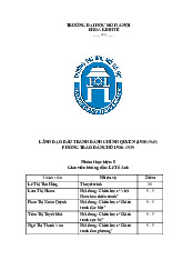 Lãnh đạo đấu tranh dành chính quyền (1930-1945) phong trào dân chủ 1936- 1939 môn Lịch sử Đảng | Trường đại học Mở Hà Nội