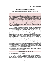 Tiểu luận: Tính ỷ lại của giới trẻ trong học tập và cuộc sống - Nhập môn tâm lí học | Đại học Văn Lang