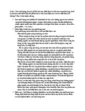 Đề cương: Điều Kiện và Các Khái Niệm Cơ Bản môn Kinh tế chính trị | Trường đại học Mở Hà Nội