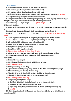 Bộ câu hỏi trắc nghiệm có đáp án học phần Tiền tệ, ngân hàng và thị trường tài chính