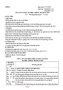Giáo án bồi dưỡng HSG Ngữ Văn 6 Kết nối tri thức cả năm