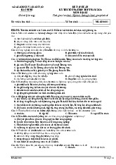 Đề tập huấn tốt nghiệp THPT 2025 môn Địa lí Sở GD&ĐT Bắc Ninh