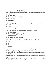 Đề cương ôn thi LSĐ/  Trường đại học Nguyễn Tất Thành