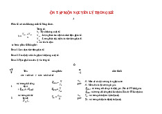 Đề cương ôn tập cuối kỳ | Nguyên lý thống kê | Đại học Kinh tế - Đại học Đà Nẵng