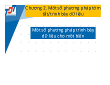 Phương pháp Tóm tắt và Trình bày Dữ liệu | Kinh doanh quốc tế | Đại học Tôn Đức Thắng