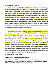 Tổng hợp Unit 4 - Giới thiệu Apple và iPhone (Tiếng Anh cơ bản 2)