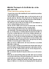 Mẫu Bài Thu hoạch về vấn đề dân tộc và tôn giáo mới nhất