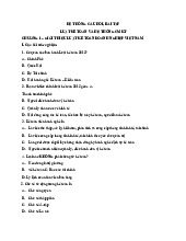 Hệ thống câu hỏi, bài tập  Luật kế toán và hệ thống cmkt