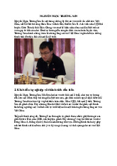 Tìm hiểu về kỳ thủ cờ vua Nguyễn Ngọc Trường Sơn | Môn Giáo dục thể chất 3 - Đại học Sư phạm Kỹ thuật Thành phố Hồ Chí Minh