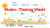 Giáo án điện tử Tiếng việt 1 bài 1 Chân trời sáng tạo : ap ăp âp