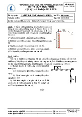 Đề thi giữa HKI học phần Vật lý đại cương 1 (Cơ và Nhiệt) năm 2024 - 2025 | Trường Đại học Khoa học tự nhiên, Đại học Quốc gia Thành phố Hồ Chí Minh