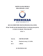 Tìm hiểu quy định pháp luật Việt Nam về các tội xâm phạm quyền tự do, dân chủ của công dân ? Liên hệ thực tiễn | Bài tập lớn kết thúc học phần Pháp luật đại cương