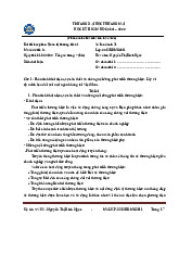 Bài Thi Cuối Kỳ: Quản Trị Thương Hiệu 1 - Mã Đề 14 | Trường Đại học Thương Mại