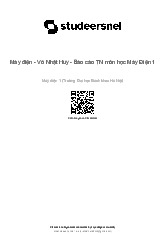 Báo cáo thí nghiệm: Khảo sát Máy biến áp và Động cơ điện môn Máy điện 1 | Đại học Bách Khoa Hà Nội