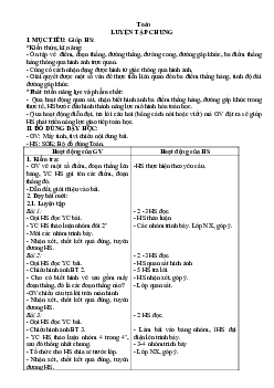 Giáo án Toán 2 sách Kết nối tri thức với cuộc sống (Cả năm) | Tuần 15