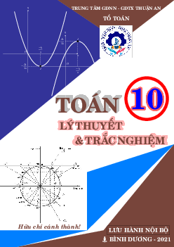 Lý thuyết và trắc nghiệm môn Toán lớp 10 – Lê Doãn Thịnh