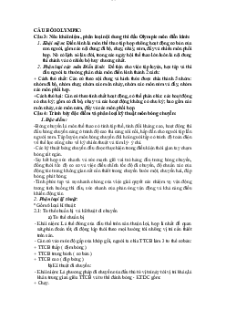 Lý thuyết giáo dục thể chất | Trường Đại học Giao thông Vận tải