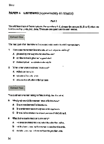 Test 1 | Advance listening | Đại học Khoa học Xã hội và Nhân văn, Đại học Quốc gia Thành phố HCM