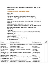 Giáo án an toàn giao thông lớp 4 năm học 2024-2025 mới