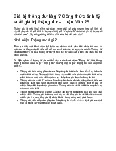 Luận văn Giá trị thặng dư là gì? Công thức tính tỷ suất giá trị thặng dư | Trường Đại học Đồng Tháp