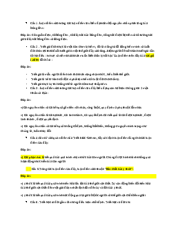 Bài tập luật kinh tế  học viện ngân hàng thầy trần văn kiên | Triết học Mác - Lênin | Học viện Ngân Hàng